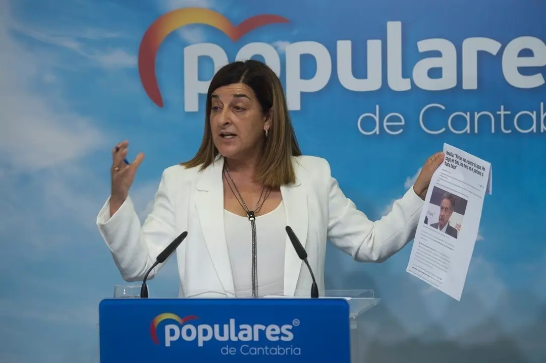 Mar&iacute;a Jos&eacute; S&aacute;enz de Buruaga, presidenta del PP de Cantabria