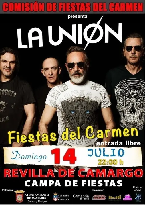 Camargo.- Andy & Lucas y La Uni&oacute;n actuar&aacute;n en las fiestas del Carmen de Revilla