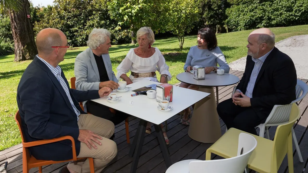 Angel Cuevas y Marina Lomb&oacute;
