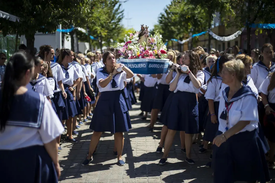 DAVID S. BUSTAMANTE 16/07/2019 SANTANDER/ CANTABRIA Procesion de la Virgen del Carmen en Santander