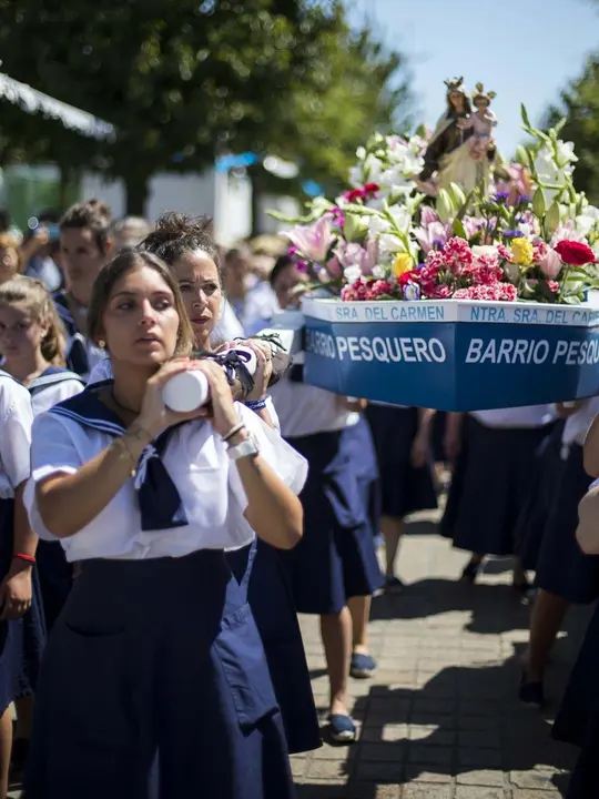 DAVID S. BUSTAMANTE 16/07/2019 SANTANDER/ CANTABRIA Procesion de la Virgen del Carmen en Santander