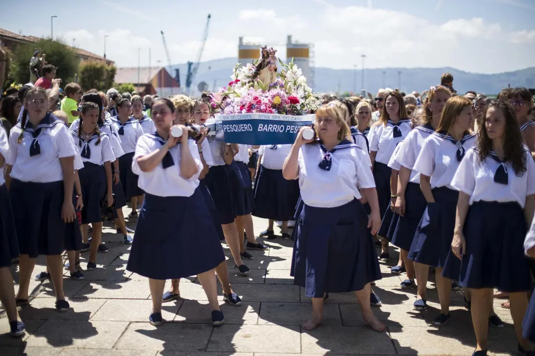 DAVID S. BUSTAMANTE 16/07/2019 SANTANDER/ CANTABRIA Procesion de la Virgen del Carmen en Santander