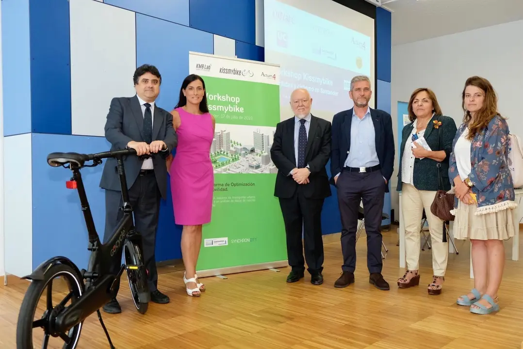 Presentaci&oacute;n del  proyecto piloto &lsquo;KissMyBike&rsquo; en el que participa Santander