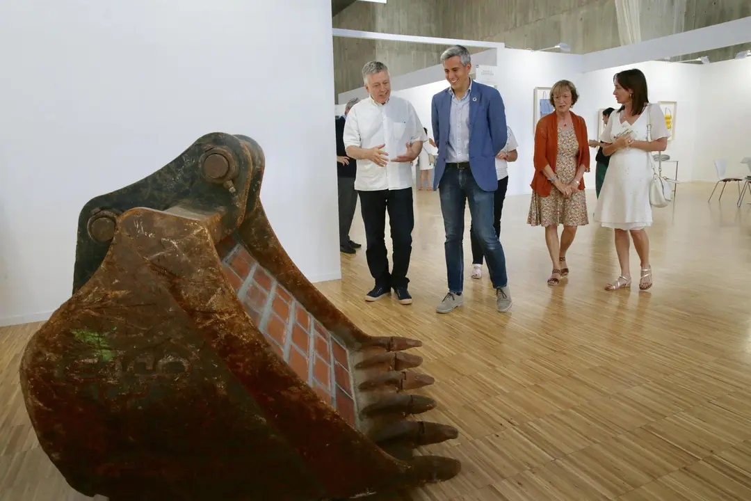 El vicepresidente de Cantabria, Pablo Zuloaga, en ArteSantander