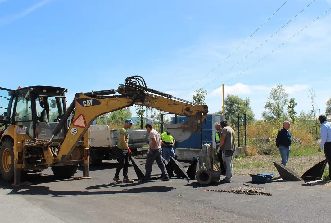 Obras en los Puentucos