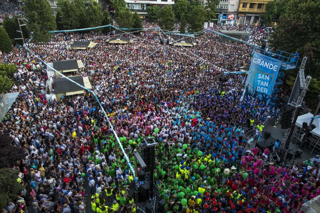 DAVID S. BUSTAMANTE 19/07/2019 SANTANDER/ CANTABRIA Chupinazo de las fiestas de Santiago en Santander