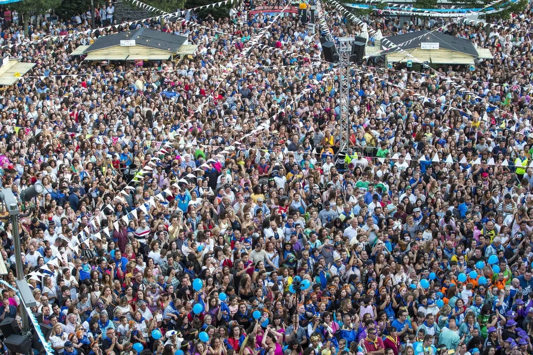 DAVID S. BUSTAMANTE 19/07/2019 SANTANDER/ CANTABRIA Chupinazo de las fiestas de Santiago en Santander