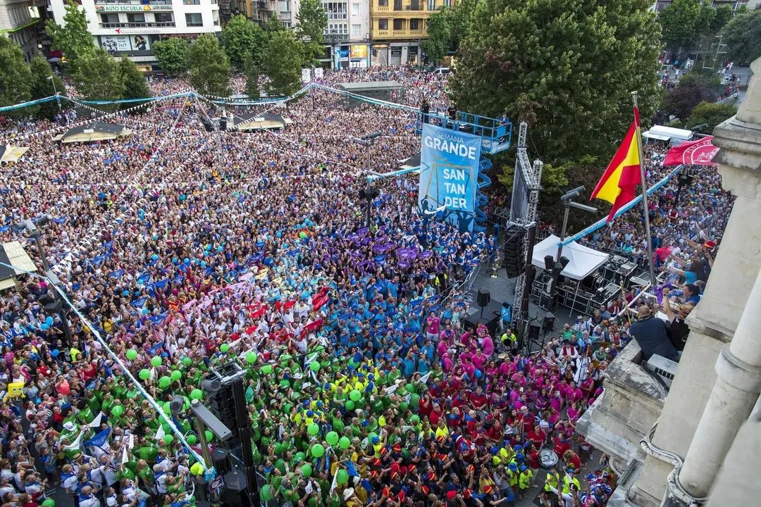 DAVID S. BUSTAMANTE 19/07/2019 SANTANDER/ CANTABRIA Chupinazo de las fiestas de Santiago en Santander