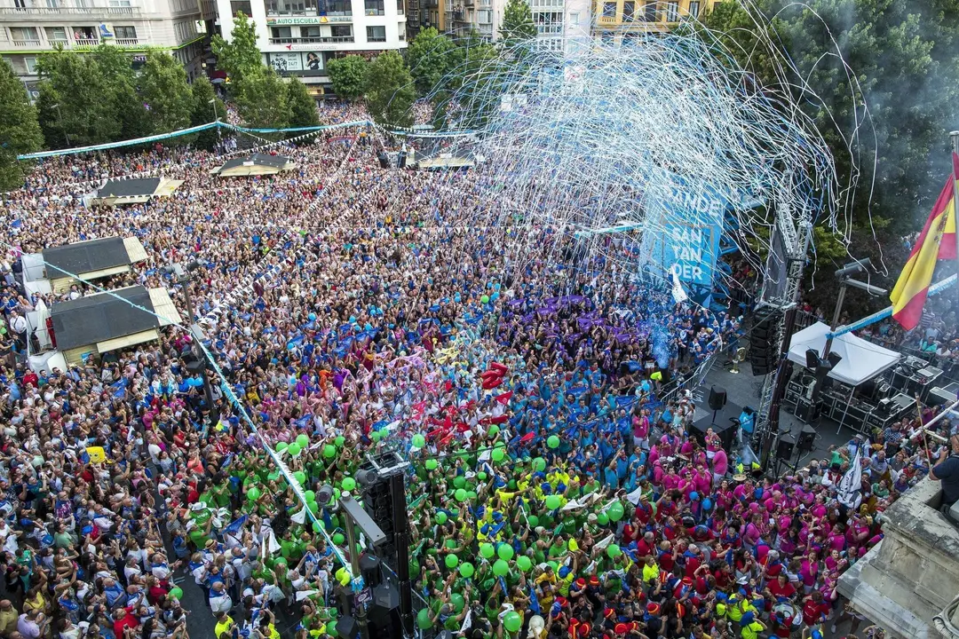 DAVID S. BUSTAMANTE 19/07/2019 SANTANDER/ CANTABRIA Chupinazo de las fiestas de Santiago en Santander