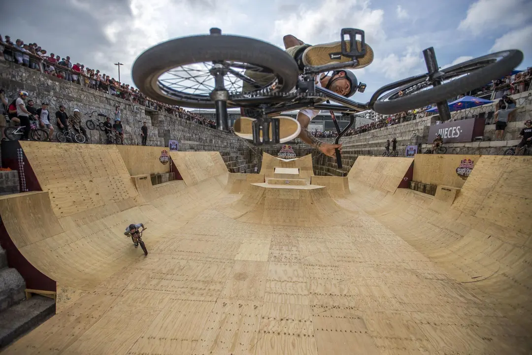 DAVID S. BUSTAMANTE 20/07/2019 SANTANDER/ CANTABRIA Red Bull Shipyard de BMX en el Dique de Gamazo en Santander