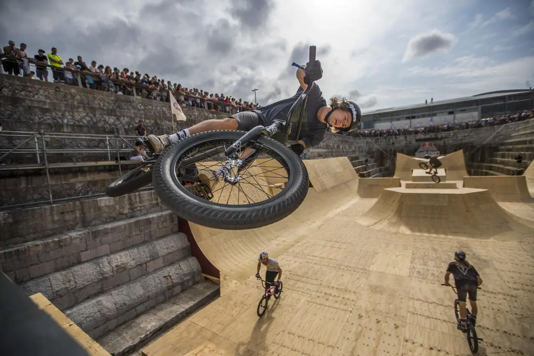 DAVID S. BUSTAMANTE 20/07/2019 SANTANDER/ CANTABRIA Red Bull Shipyard de BMX en el Dique de Gamazo en Santander