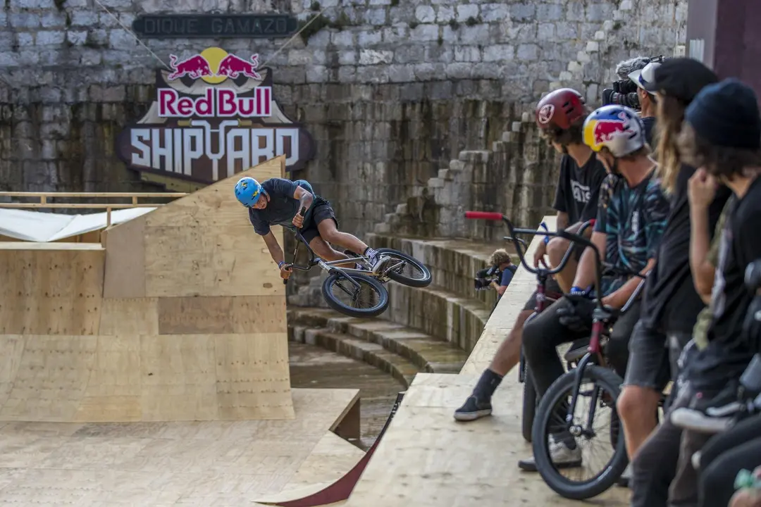 DAVID S. BUSTAMANTE 20/07/2019 SANTANDER/ CANTABRIA Red Bull Shipyard de BMX en el Dique de Gamazo en Santander