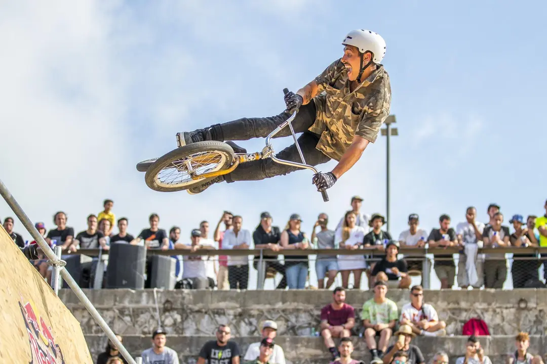 DAVID S. BUSTAMANTE 20/07/2019 SANTANDER/ CANTABRIA Red Bull Shipyard de BMX en el Dique de Gamazo en Santander
