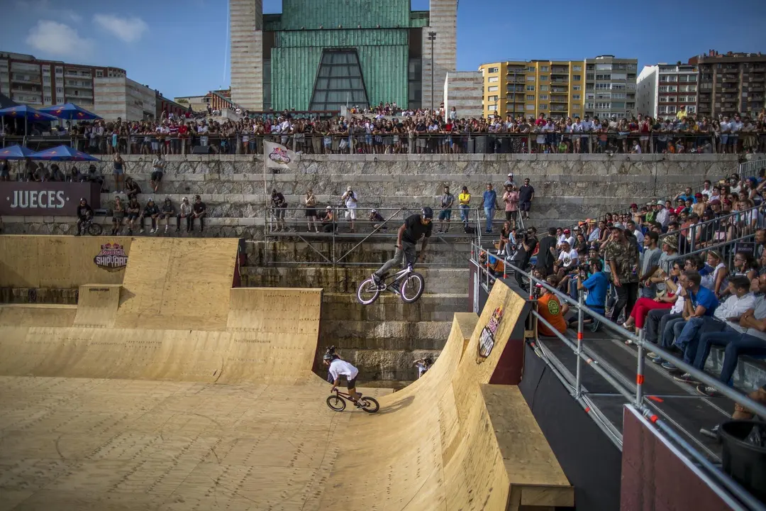 DAVID S. BUSTAMANTE 20/07/2019 SANTANDER/ CANTABRIA Red Bull Shipyard de BMX en el Dique de Gamazo en Santander