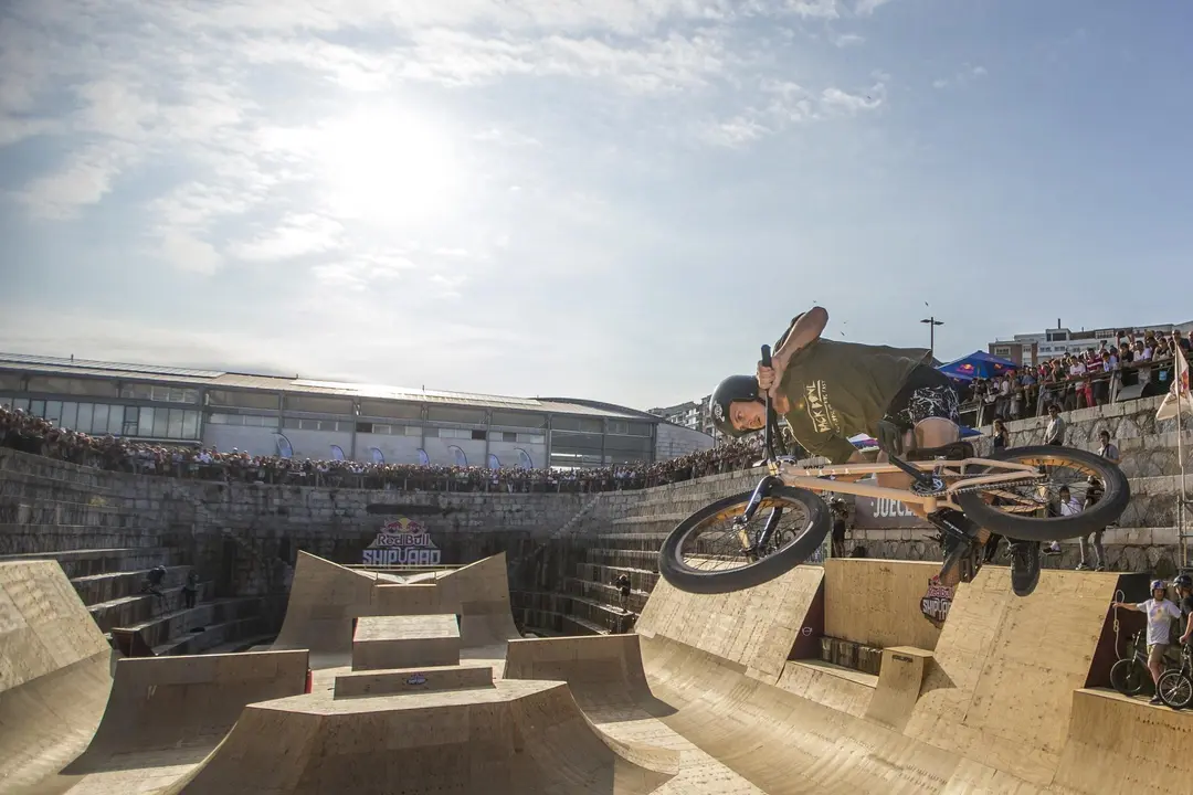 DAVID S. BUSTAMANTE 20/07/2019 SANTANDER/ CANTABRIA Red Bull Shipyard de BMX en el Dique de Gamazo en Santander