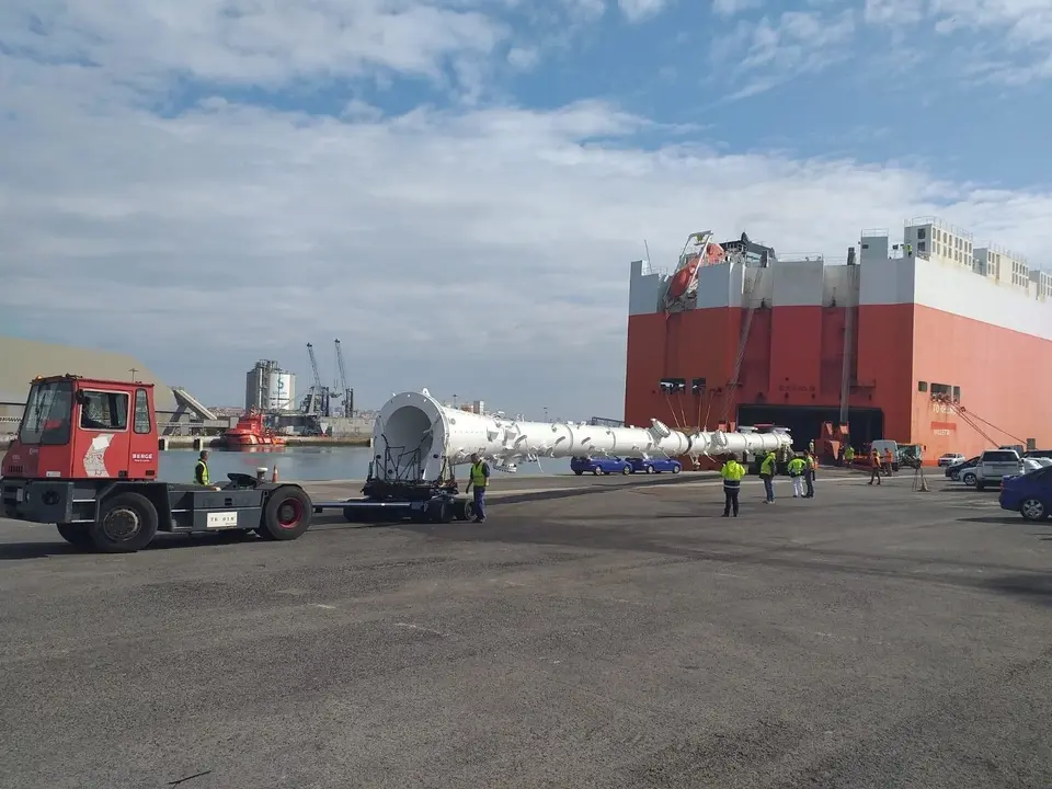 Embarque de la pieza