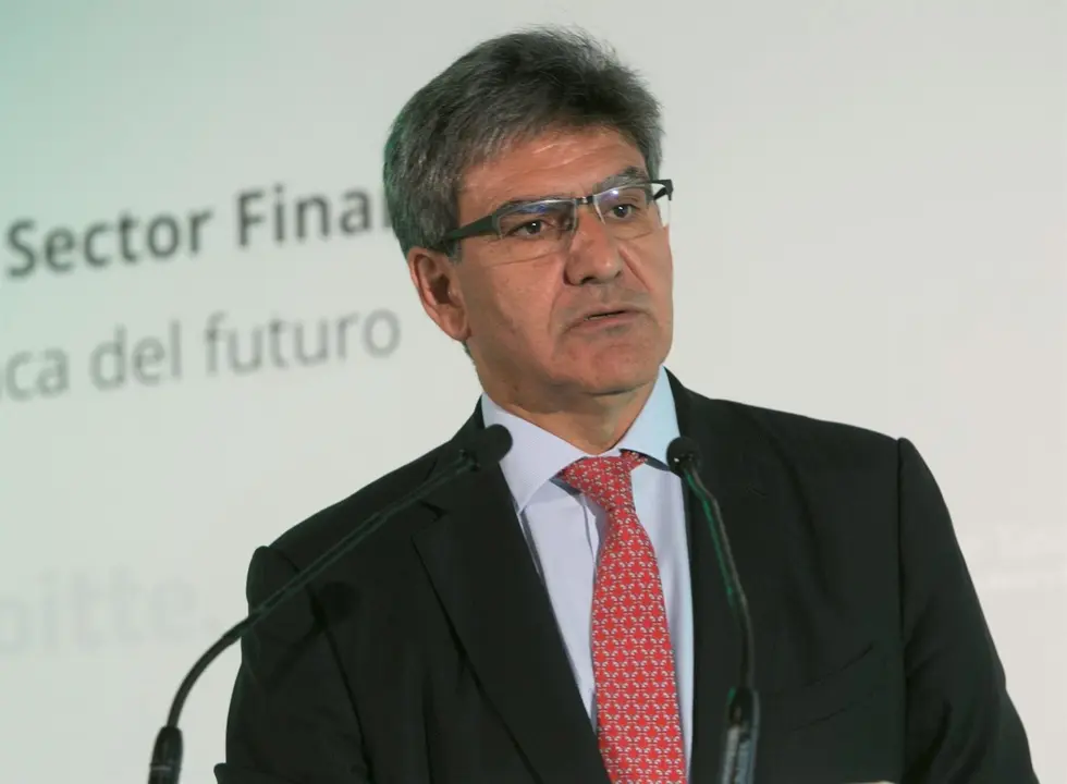 El consejero delegado de Santander, Jos&eacute; Antonio &Aacute;lvarez, durante el XXVI Encuentro del Sector Financiero organziado por Deloitte, Sociedad de Tasaci&oacute;n y ABC.