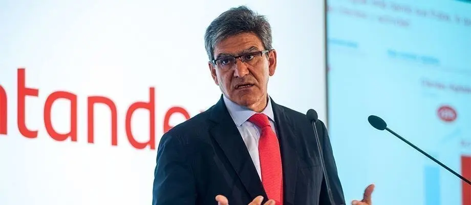 Jos&eacute; Antonio &Aacute;lvarez, consejero delegado de Banco Santander durante la presentaci&oacute;n de resultados de la entidad