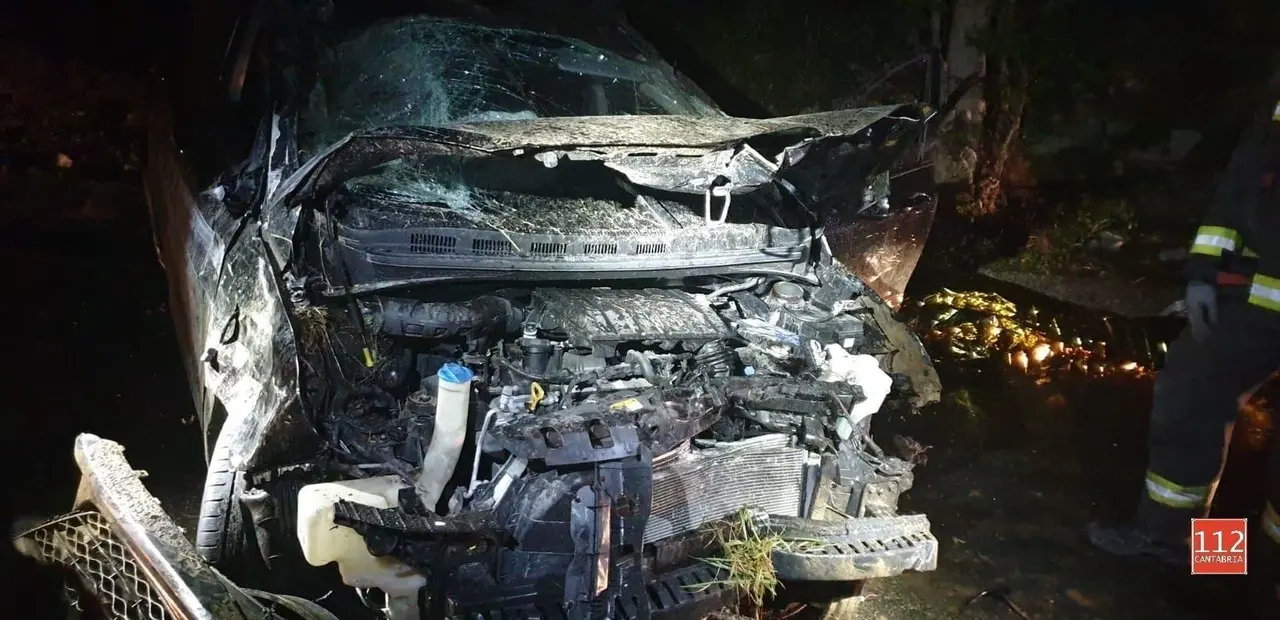 Estado del coche accidentado