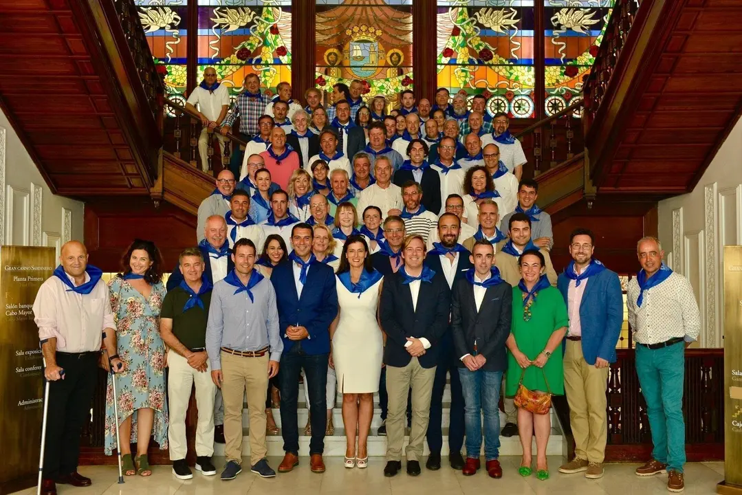 Comida de alcaldes de Cantabria en Santander, por la fiesta de Santiago