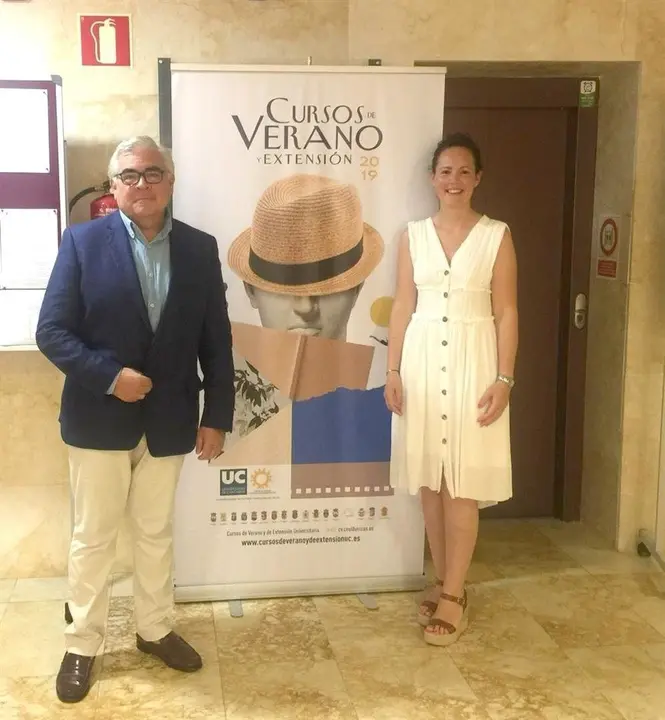 Gregorio Varela y Raquel G&oacute;mez en curso UC Laredo