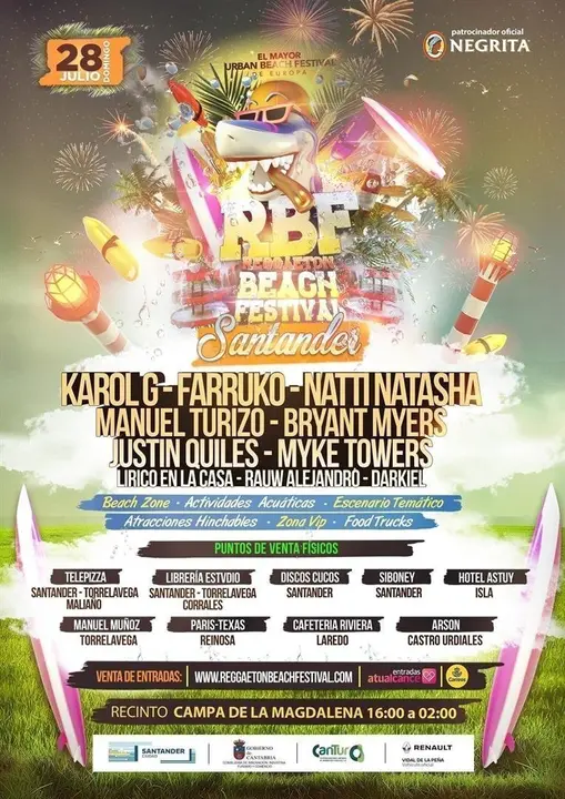 Natti Natasha, Myke Towers, Rauw Alejandro y Darkiel cierran el cartel del Reggaeton Beach Festival