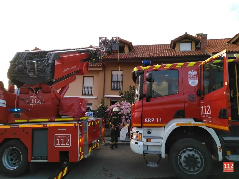 Incendio en chalet de Comillas