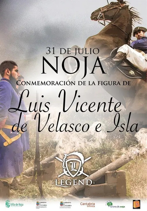 Noja viaja al siglo XVIII para rendir homenaje al capit&aacute;n Luis Vicente de Velasco