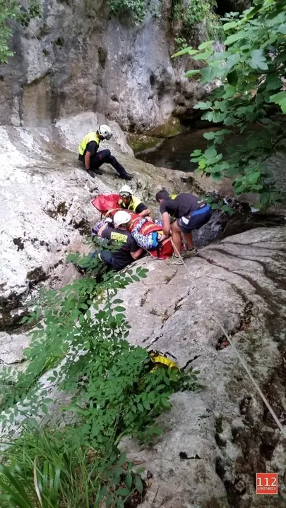 rescate barranco peñarrubia