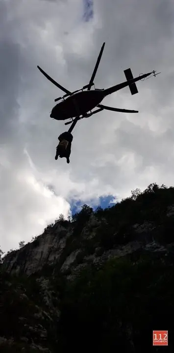 Rescate en el helic&oacute;ptero