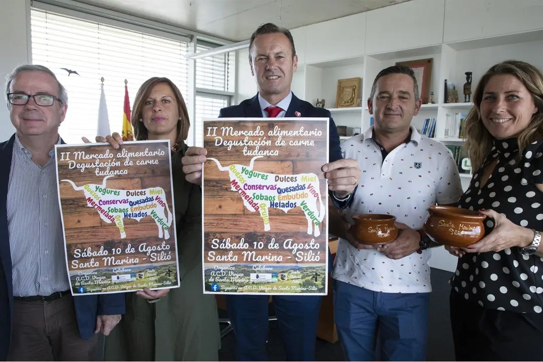 La Consejer&iacute;a de Desarrollo Rural, Ganader&iacute;a, Pesca, Alimentaci&oacute;n y Medio Ambiente participar&aacute; en el II Mercado Alimentario y Degustaci&oacute;n de Carne Tudanca de Santa Marina de Sili&oacute;, en Molledo