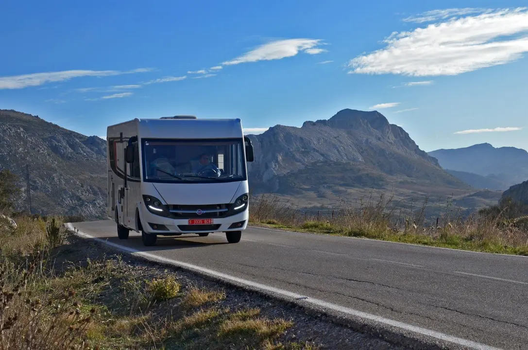 Autocaravana de alquiler.