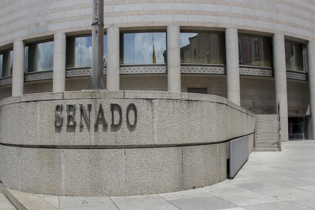 Fachada del Senado de Espa&ntilde;a
