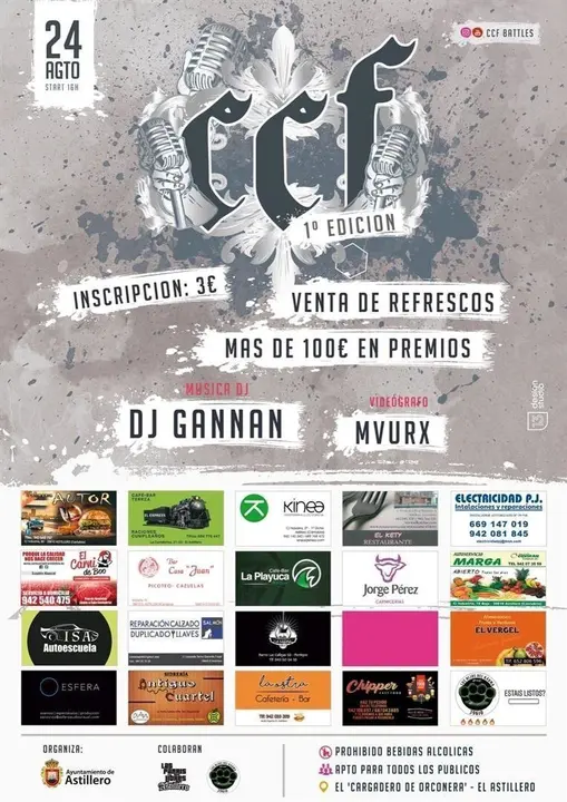 CARTEL BATALLA DE GALLOS