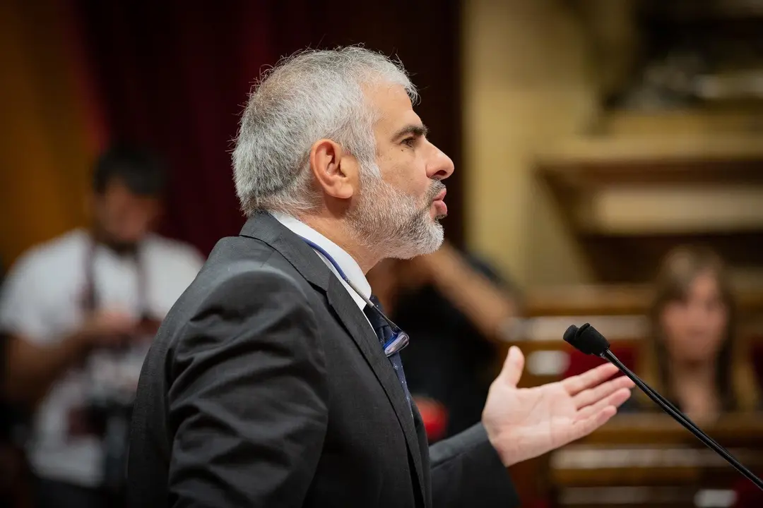 El presidente de Cs en el Parlament y miembro de la Ejecutiva Nacional de Cs, Carlos Carrizosa, en una imagen de archivo. 