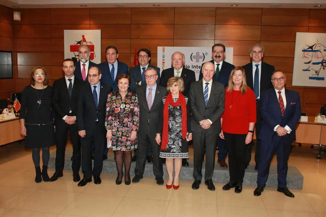 Ministra de Sanidad, Mar&iacute;a Luisa Carcedo, y consejeros de Sanidad de las comunidades aut&oacute;nomas en la reuni&oacute;n del Consejo Interterritorial del Sistema Nacional de Salud del 4 de marzo de 2019