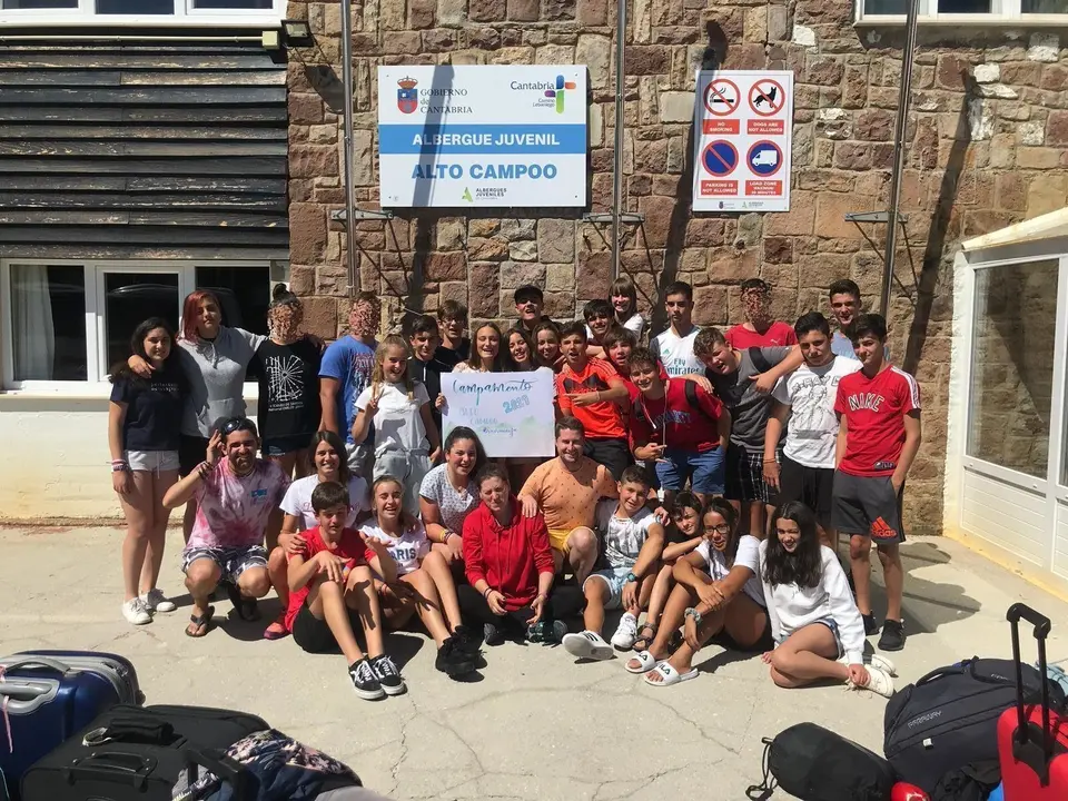 Participantes en los Campamentos de Verano de Suances