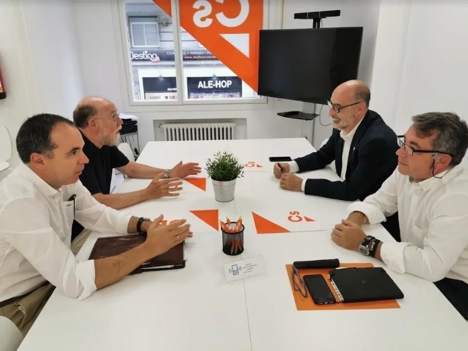 Reuni&oacute;n de Cs con representantes del Sindicato M&eacute;dico