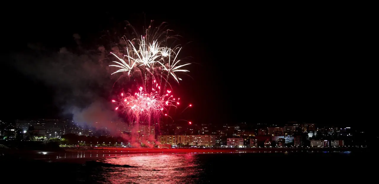 DAVID S. BUSTAMANTE 29/08/2019 SANTANDER/ CANTABRIA Fuegos Artificiales en El Sardinero