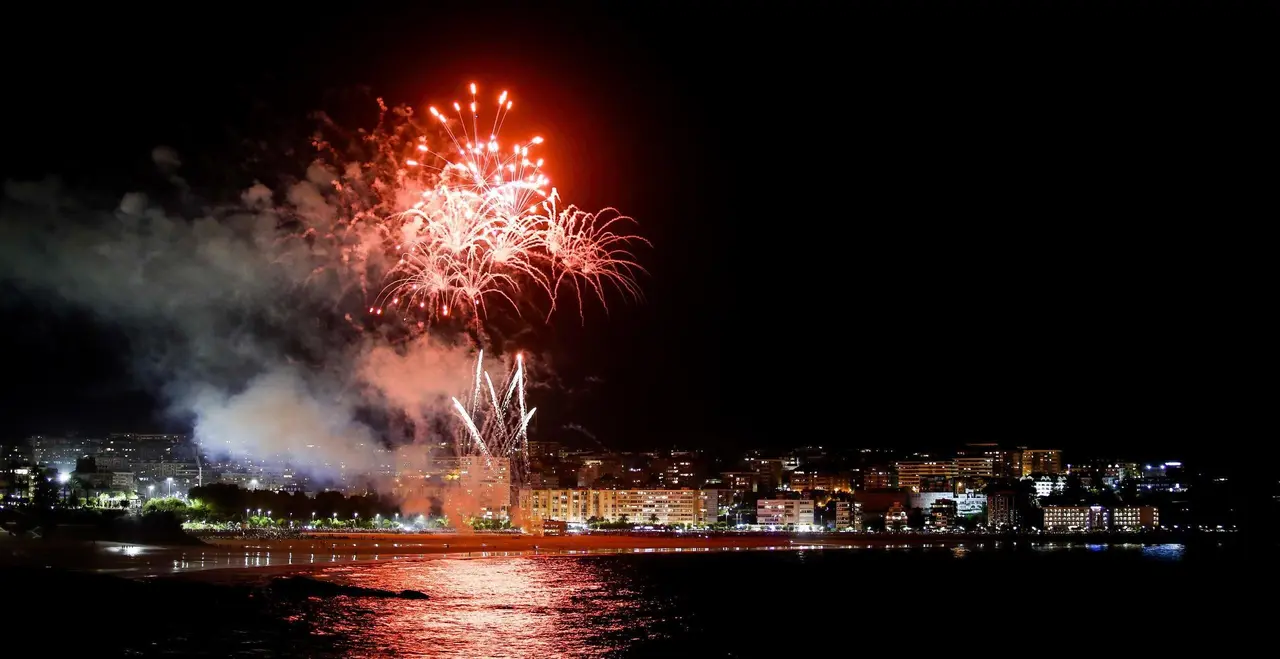 DAVID S. BUSTAMANTE 29/08/2019 SANTANDER/ CANTABRIA Fuegos Artificiales en El Sardinero