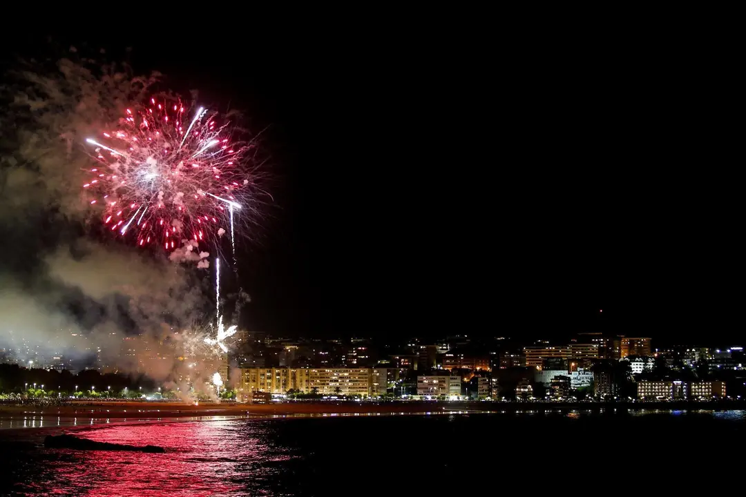 DAVID S. BUSTAMANTE 29/08/2019 SANTANDER/ CANTABRIA Fuegos Artificiales en El Sardinero