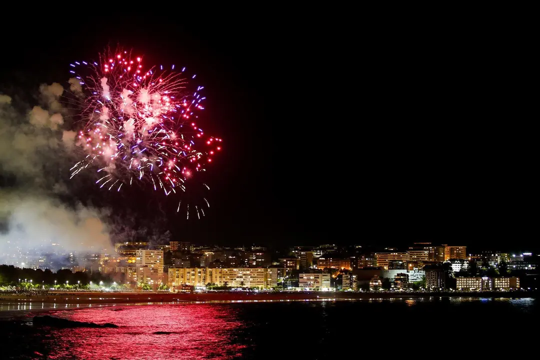 DAVID S. BUSTAMANTE 29/08/2019 SANTANDER/ CANTABRIA Fuegos Artificiales en El Sardinero