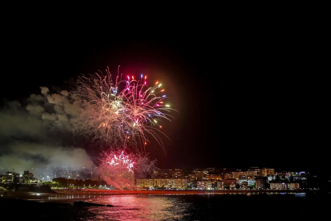 DAVID S. BUSTAMANTE 29/08/2019 SANTANDER/ CANTABRIA Fuegos Artificiales en El Sardinero