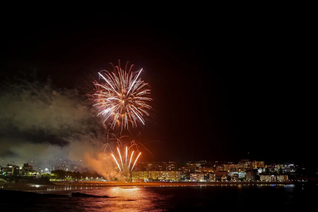 DAVID S. BUSTAMANTE 29/08/2019 SANTANDER/ CANTABRIA Fuegos Artificiales en El Sardinero