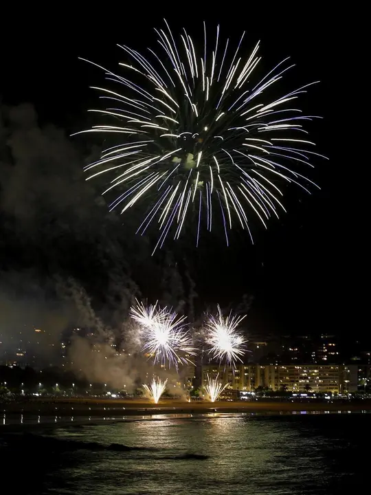 DAVID S. BUSTAMANTE 29/08/2019 SANTANDER/ CANTABRIA Fuegos Artificiales en El Sardinero