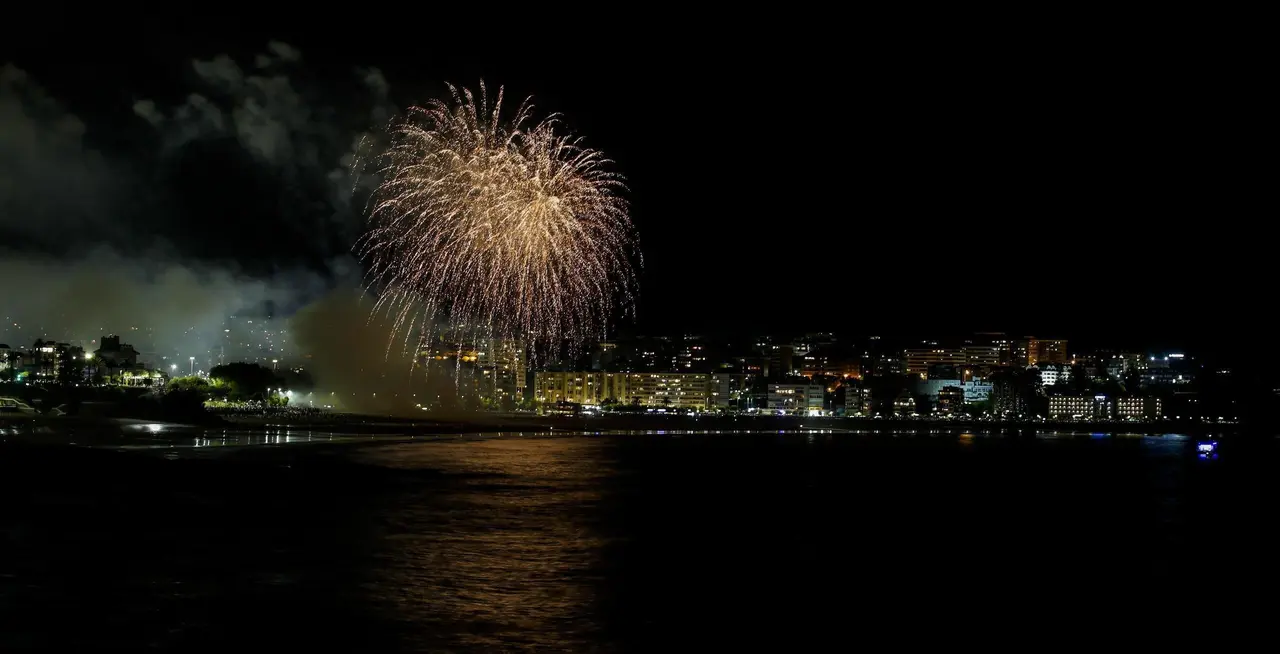 DAVID S. BUSTAMANTE 29/08/2019 SANTANDER/ CANTABRIA Fuegos Artificiales en El Sardinero