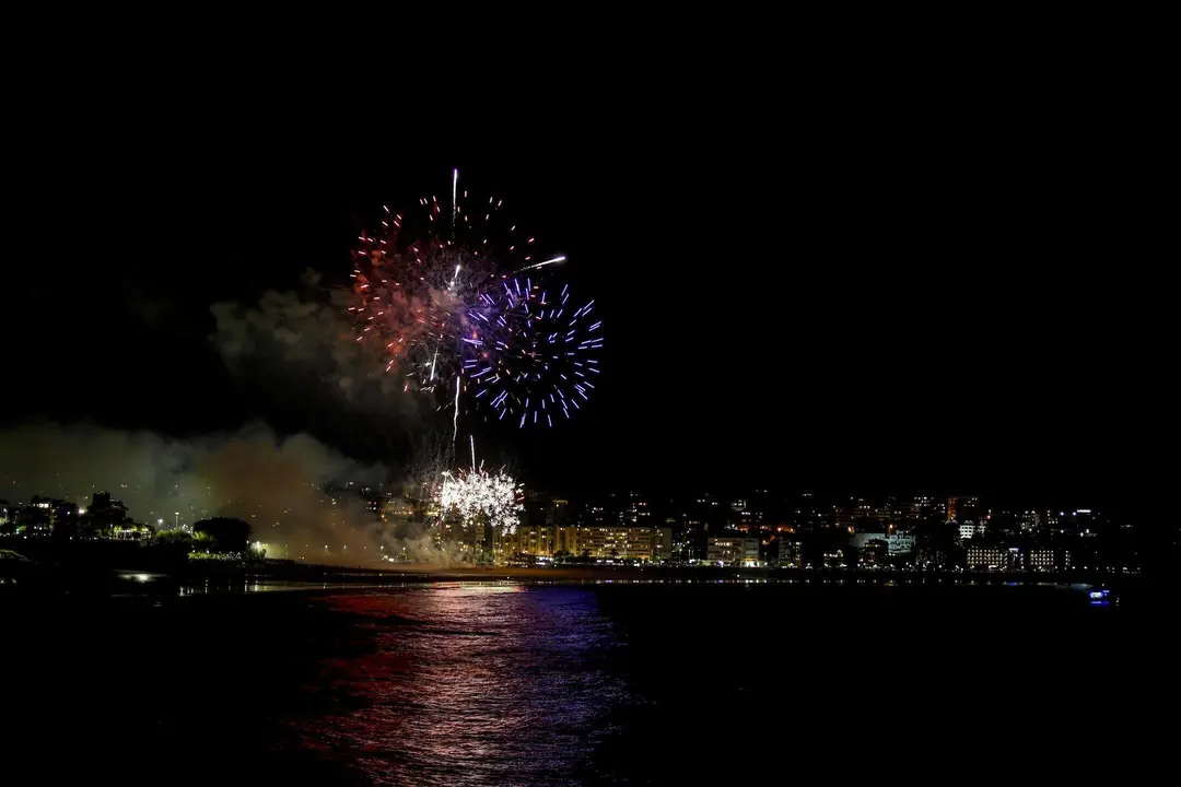 DAVID S. BUSTAMANTE 29/08/2019 SANTANDER/ CANTABRIA Fuegos Artificiales en El Sardinero
