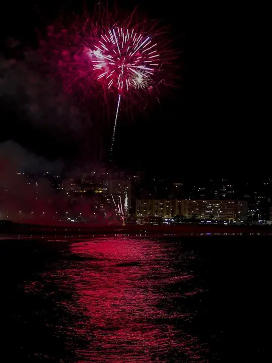 DAVID S. BUSTAMANTE 29/08/2019 SANTANDER/ CANTABRIA Fuegos Artificiales en El Sardinero