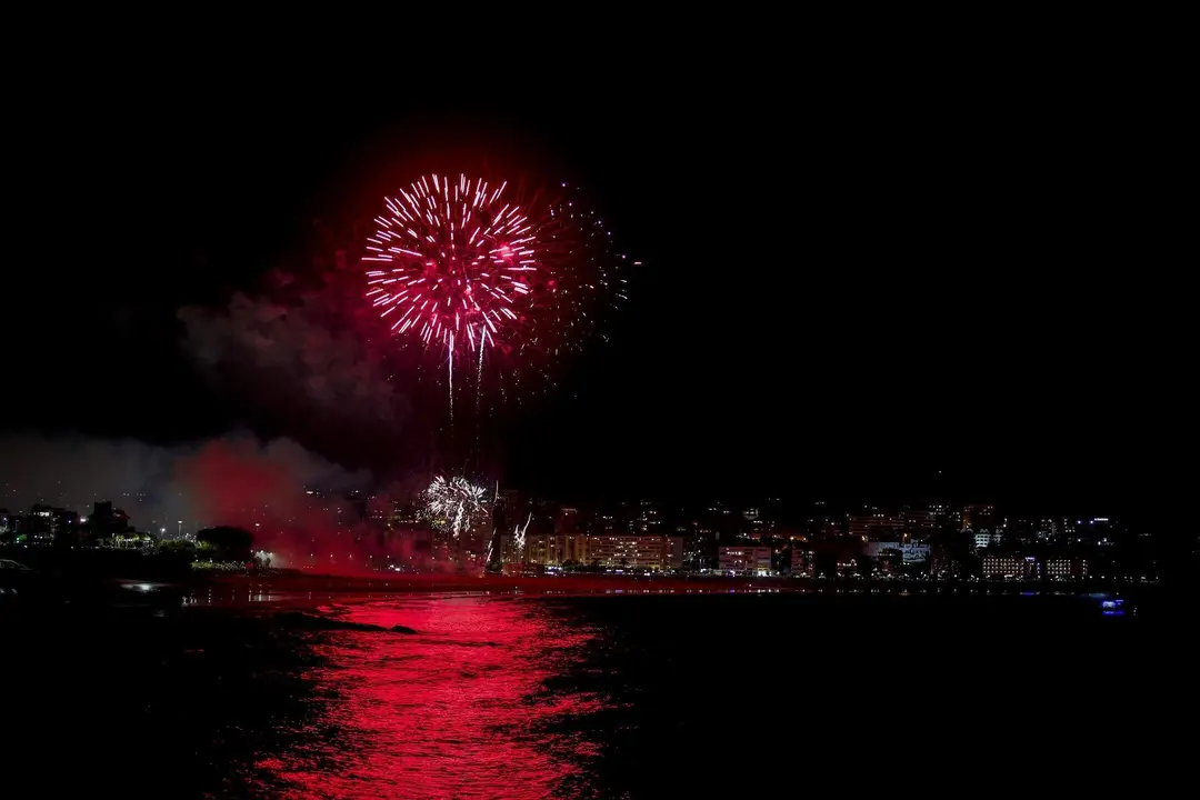 DAVID S. BUSTAMANTE 29/08/2019 SANTANDER/ CANTABRIA Fuegos Artificiales en El Sardinero