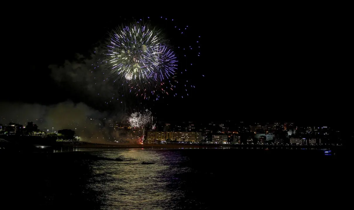 DAVID S. BUSTAMANTE 29/08/2019 SANTANDER/ CANTABRIA Fuegos Artificiales en El Sardinero